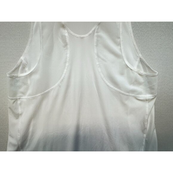 Lululemon Womens Sculpt Tank II Athletic Top White Mesh Racerback Workout Gym - Picture 11 of 12